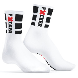 SneakXX Chaussettes blanches Fucker SneakXX